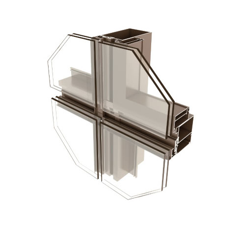 100系列(全隱，橫明豎隱幕墻)
